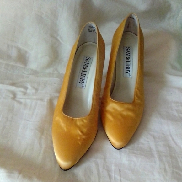 Sam & Libby Shoes - Sam & Libby Gold Pumps